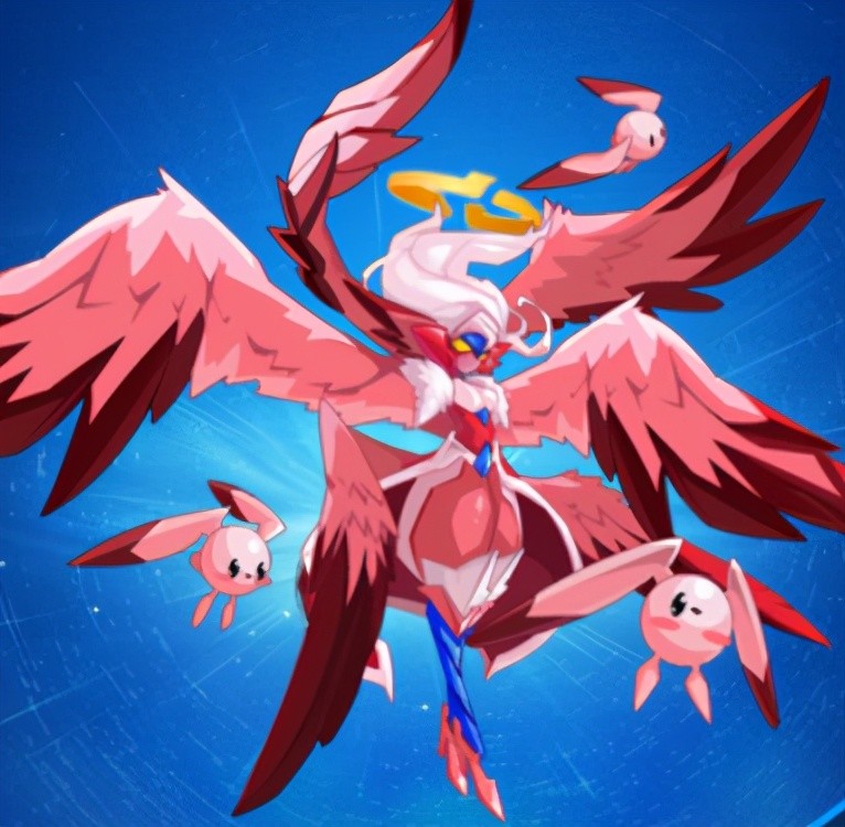 波克尔的最终进化形态也就是第2次进化被命名为神翼波斯蒂加,种族值更