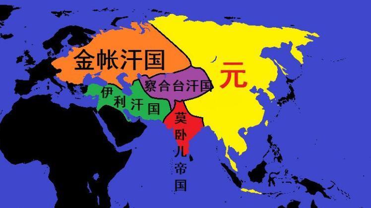 蒙古帝国领土图片
