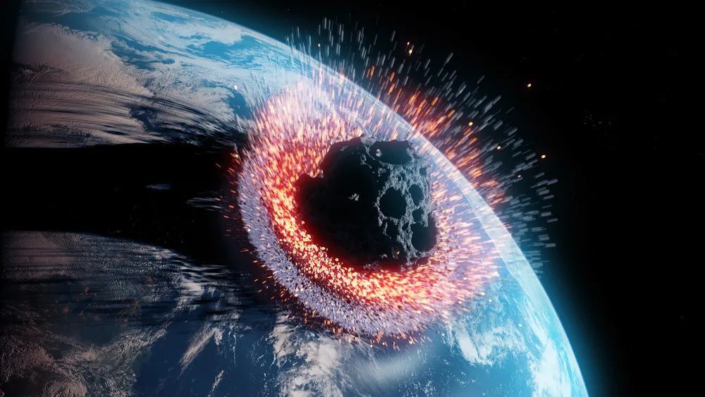 大量小行星向地球"冲撞"过来,地球毁灭世界末日近在眼前了?_腾讯新闻