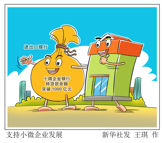 图表漫画财经动态支持小微企业发展2