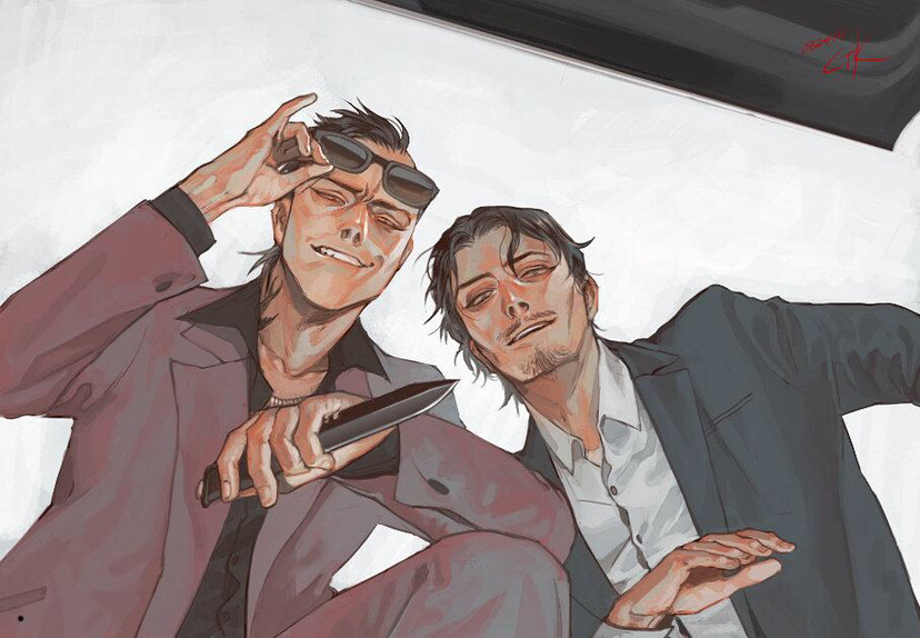 插画师系列第一千三百篇chongtak韩国插画师绅士风度的帅气