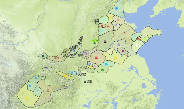 戰爭後,弱國小國被強國大國兼併,逐漸形成春秋五霸,戰國七雄等割據