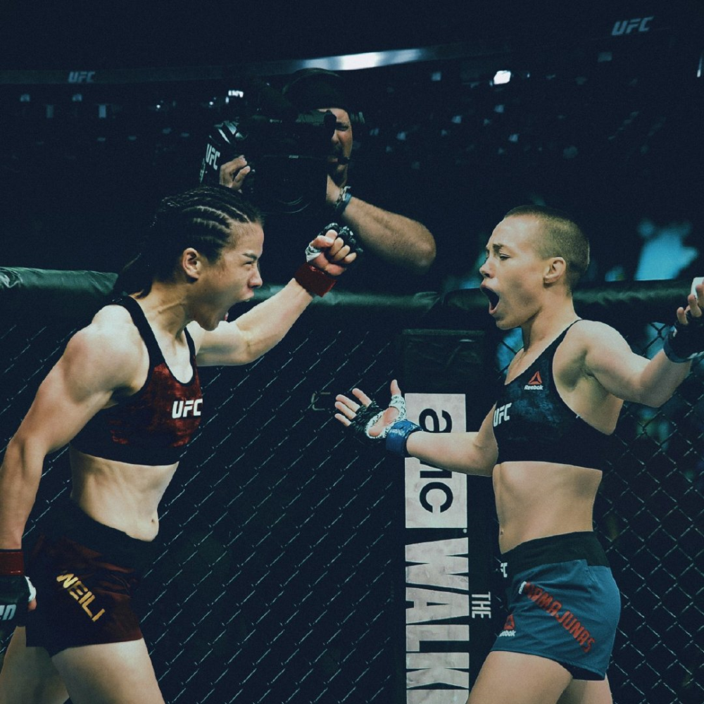 ufc草量级世界冠军战:张伟丽vs罗斯 中国女武神捍卫王座!