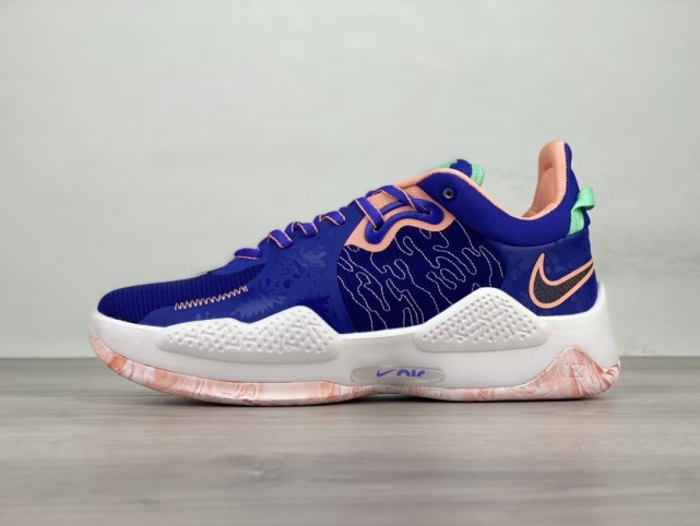 nikepg5蓝粉泡椒5保罗乔治精英联赛篮球鞋