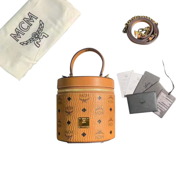 mcmcylinder系列圆筒包斜挎单肩包