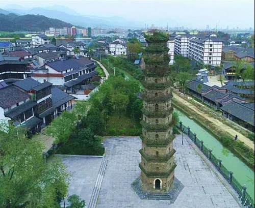 勉县万寿塔为省级文物保护单位,位于武侯省级文化旅游名镇的核心区域