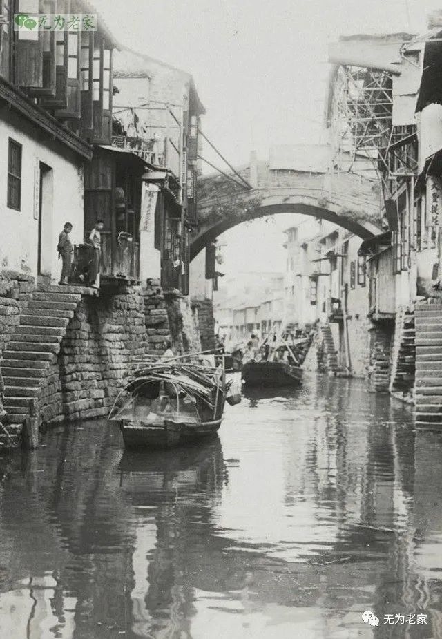 民国时期沿江老照片感受原生态江南水乡风貌