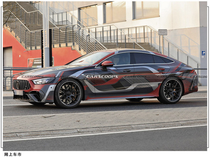 梅赛德斯amggt73曝光换搭新徽标车尾增添充电口