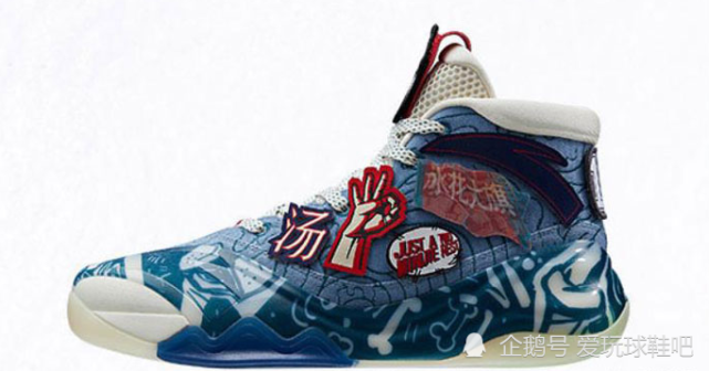 安踏kt6汤普森打造的中国汤特别款实战篮球鞋已发售