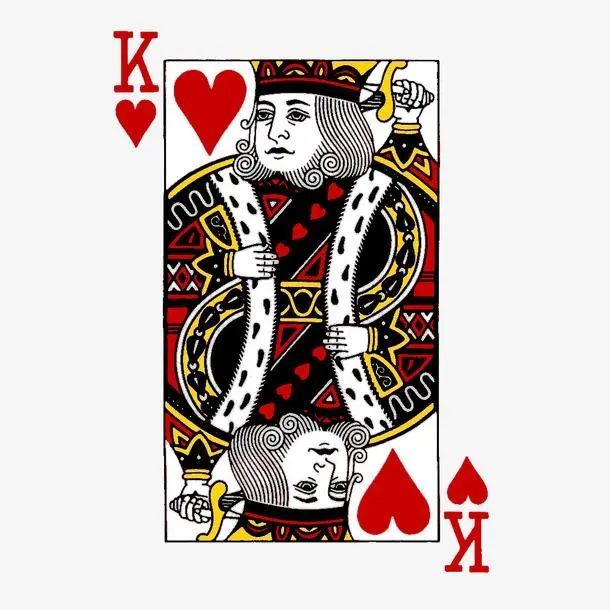 我们平时玩的扑克牌有一张牌以查理曼为原型,没错是扑克牌中的红桃k.