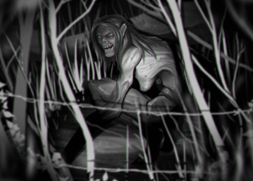 海外网友的监控拍到恐怖一幕四肢扭曲的人形生物如螃蟹一样爬过