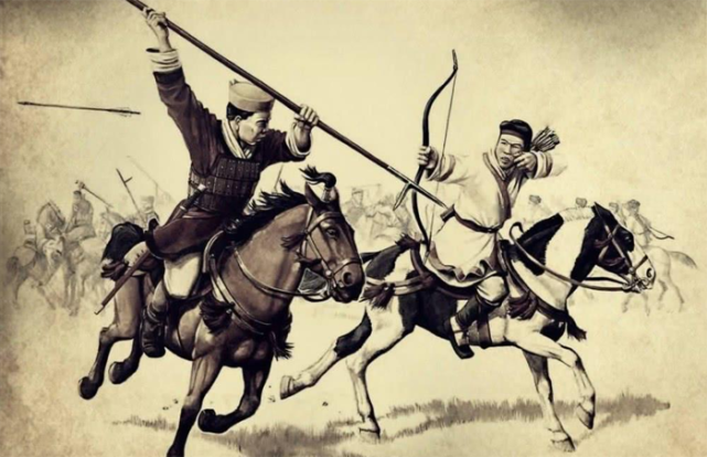 战马与弓箭的组合马可以说是上天赐给人类的天然伙伴.