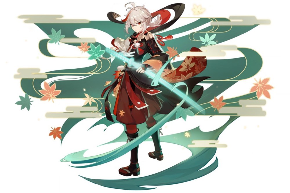 6版本新角色桐生万叶曝光,首个可以二段跳的角色,目前身在璃月_腾讯