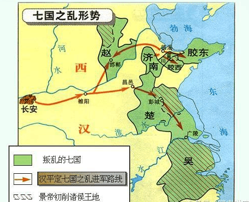 从“削藩”引发“吴楚七国之乱”，浅析西汉“分封制”之弊端_腾讯新闻