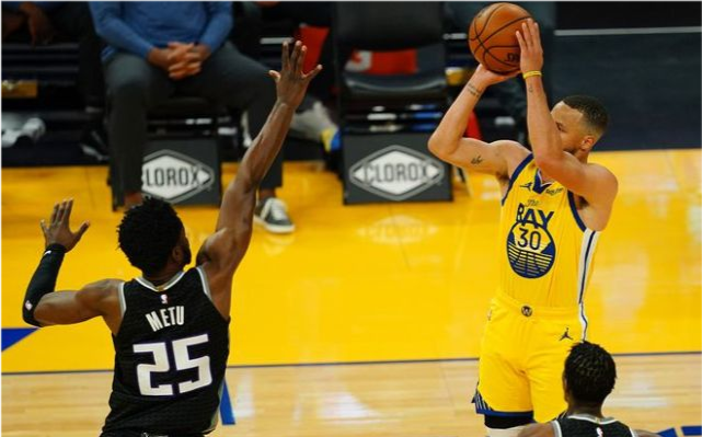 哈登[var1] 史上最伟大投手！库里4月83个三分超越哈登，创造NBA单月三分命中纪录