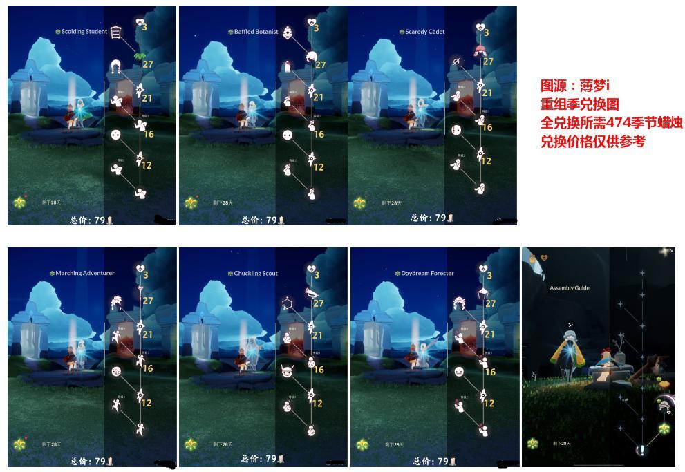 光遇集結季來了畢業需474根蠟燭和你拼季卡的人還在嗎