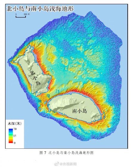 转存!钓鱼岛最新地形地貌图