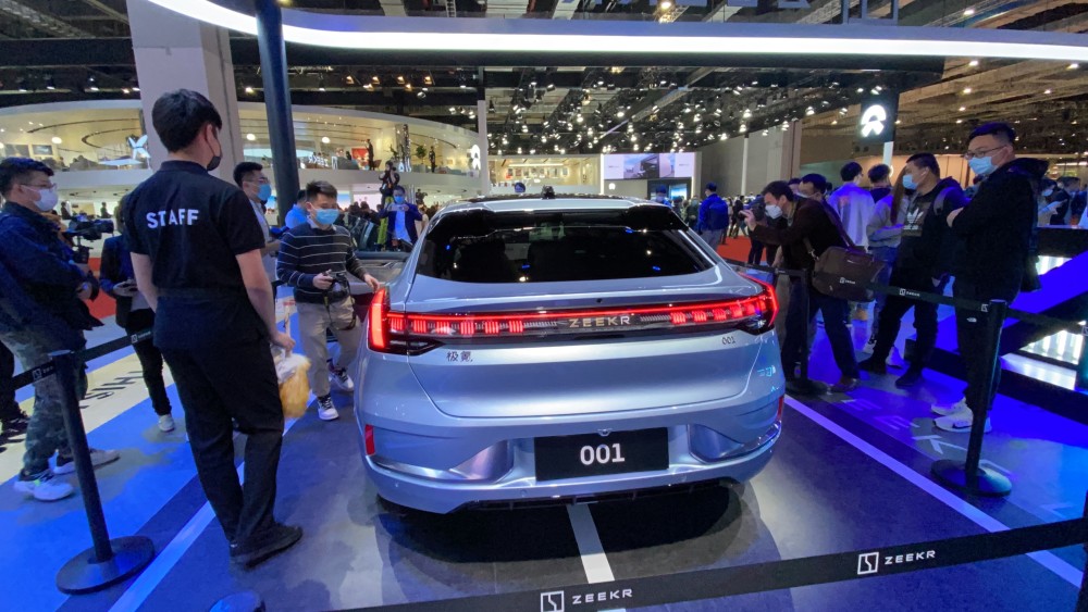 上海车展实拍,极氪001