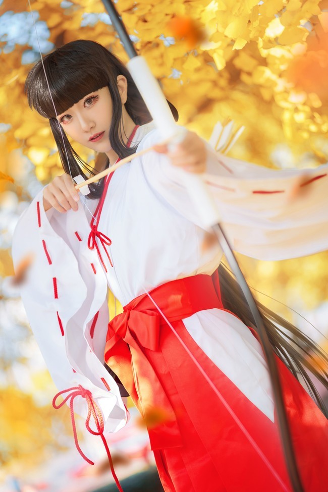 cos观赏犬夜叉桔梗