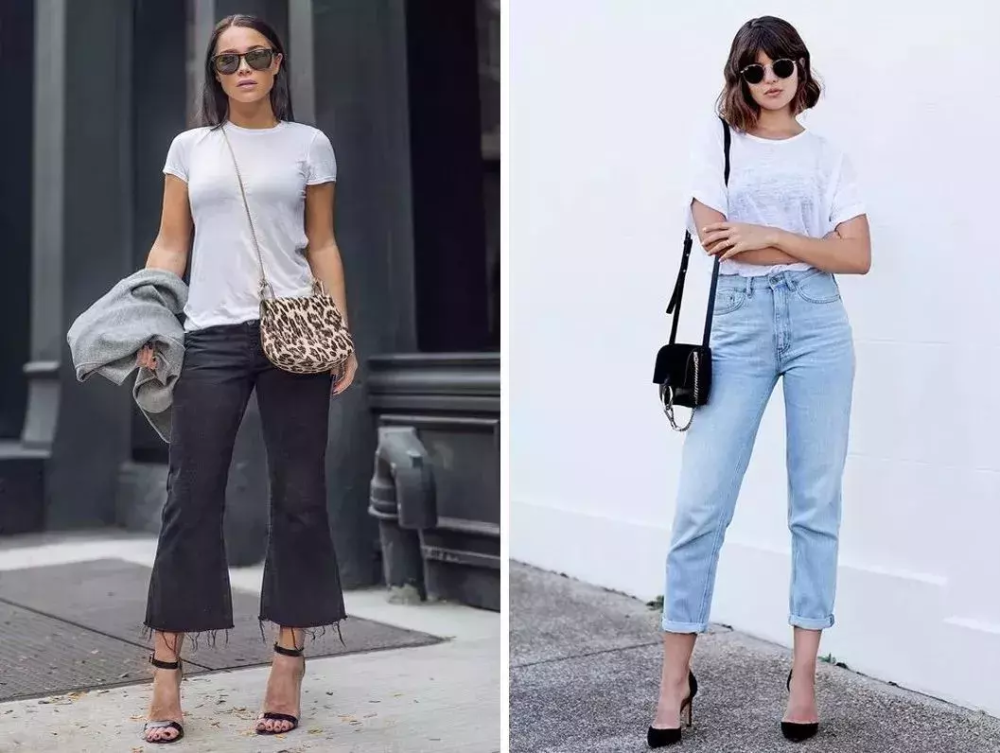 首先,学会塞衣角,在穿t恤的时候,能够更好的打造完美的身材比例,拥有