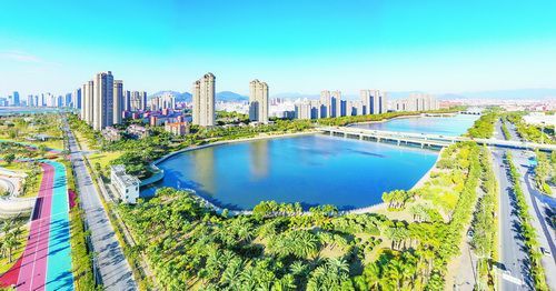 图为同安新城.(夏海滨摄)