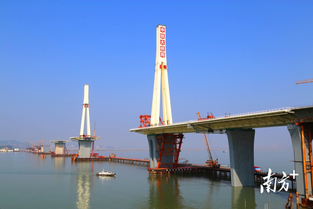 快来欣赏珠海金海大桥初现雏形