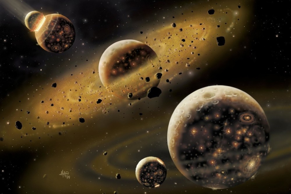 太阳系早期有四个地球,另外三颗哪去了?答案有些让人害怕