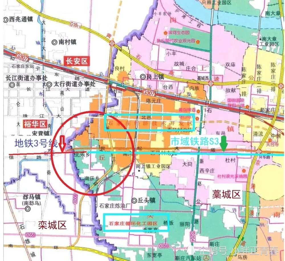 石家庄tod试点地区已经确定10万人的新城将在城市东部形成