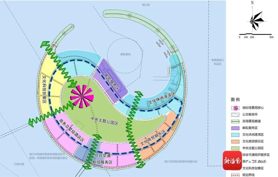 海口超级"人工岛" 南海明珠生态岛新控规来了!看看它会变成啥样