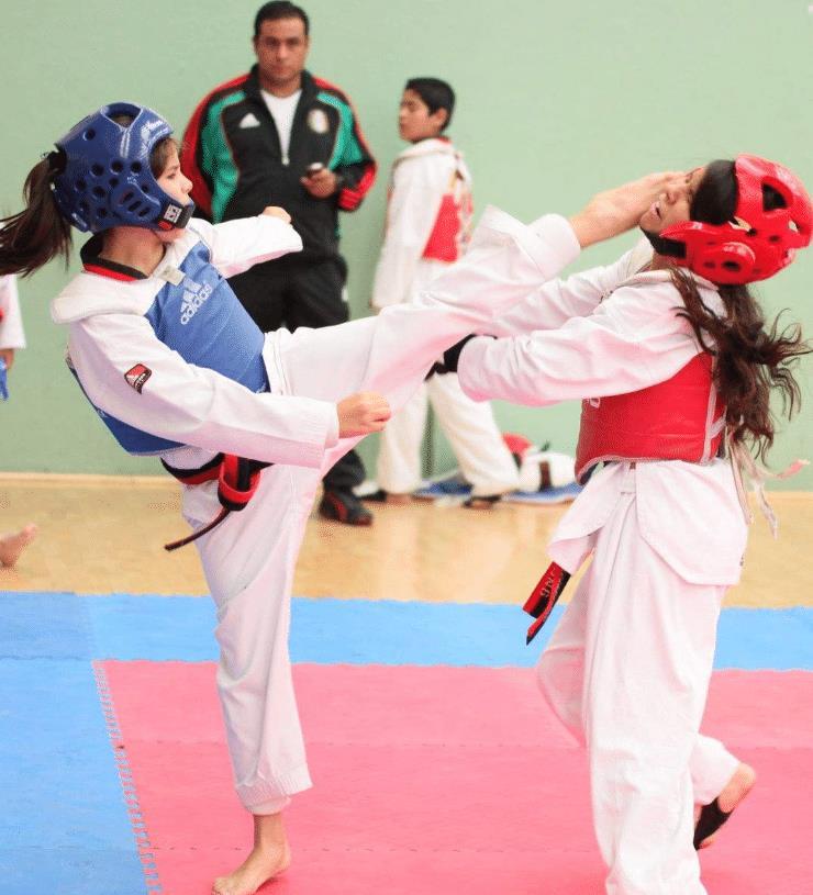 因为从小对格斗感兴趣,妈妈就送她去学跆拳道,吴佳莉也将这项从小