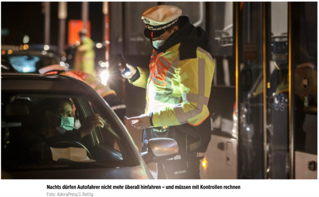 德国宵禁中夜晚幽灵出没违禁罚款25万欧期待扼住第三波疫情
