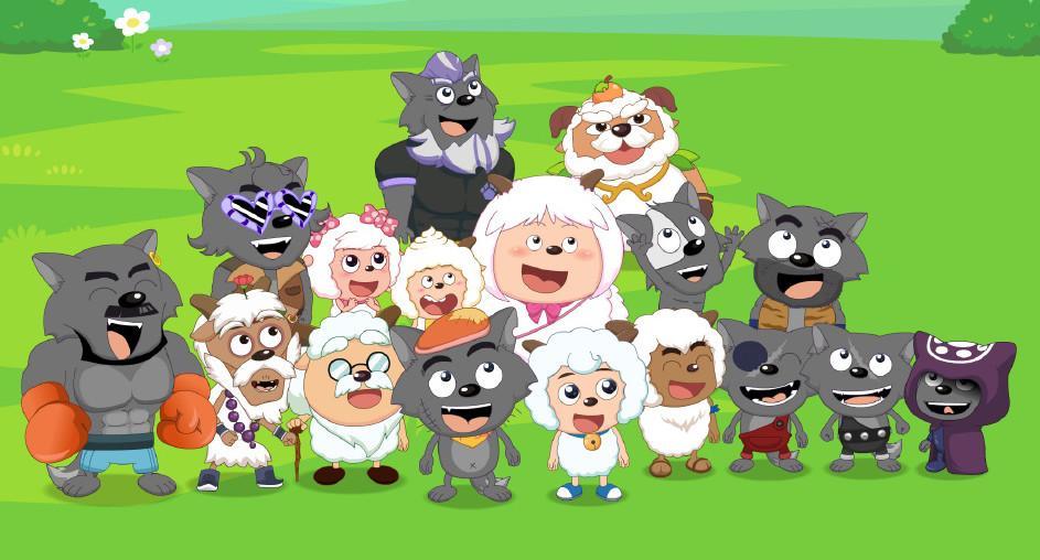 喜羊羊与灰太狼性格变化最明显的两个角色灰太狼偷着乐