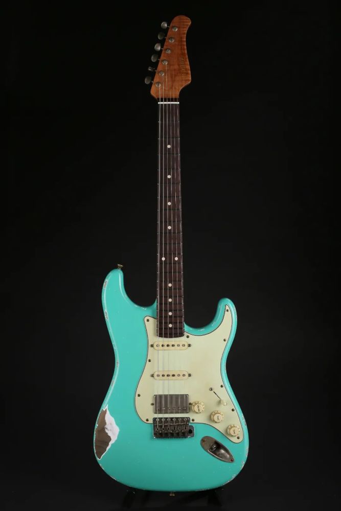 海藻绿配色来了!美国加州手作经典 xotic xsc-2 吉他