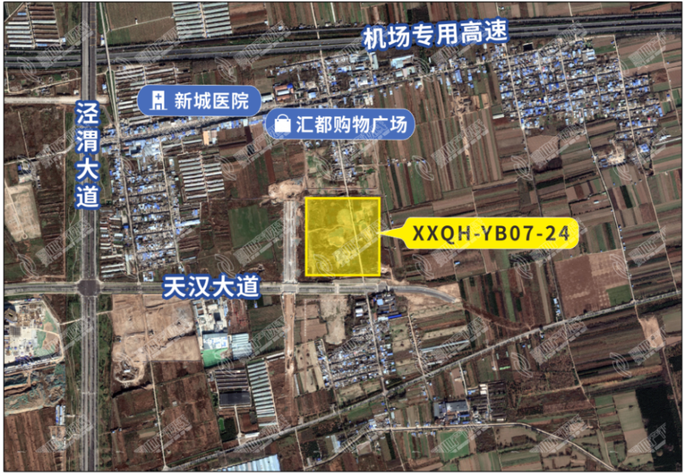 秦汉新城天汉大道以北,怡魏街以南,汉高大道以东,韩家湾路以西;规划