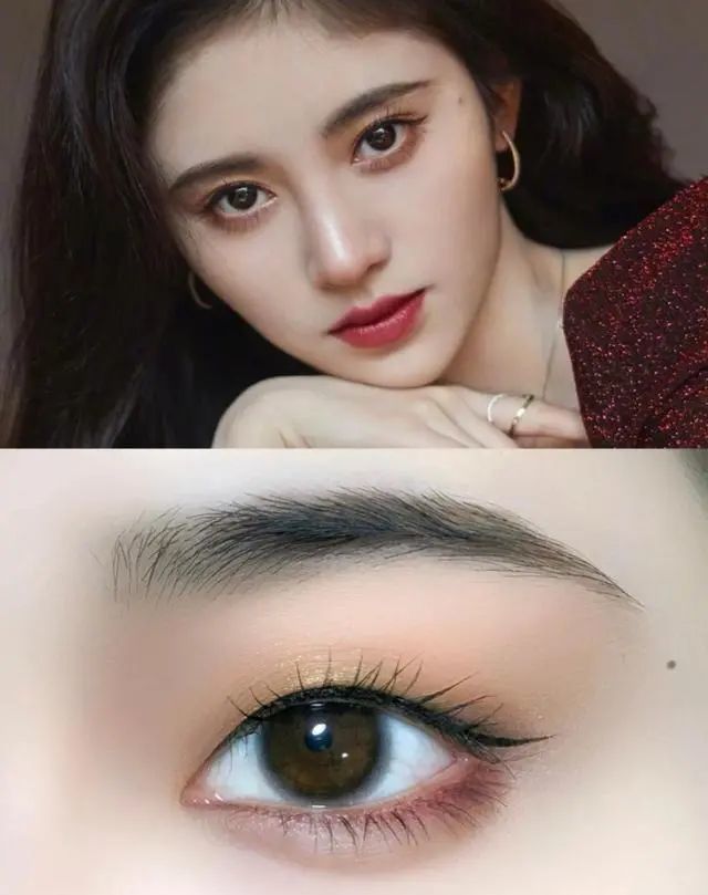 现在流行倒三角眼妆鞠婧祎好看是有原因的化妆技巧真绝了