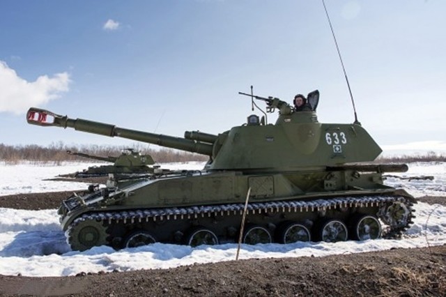 苏联2s3自行榴弹炮,挑战m109自行火炮的产物,至今仍在服役_腾讯新闻