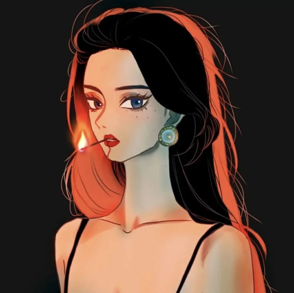 微信头像霸气暗色系微信动漫头像你就缺了这次的头像