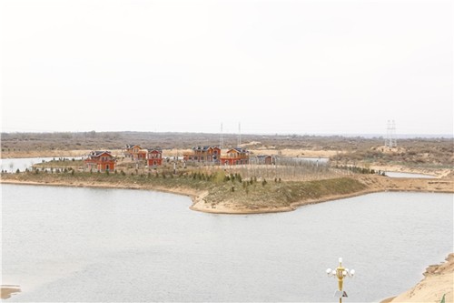 陕西省榆林市榆阳区金鸡滩镇采煤沉陷区变身生态发展强镇