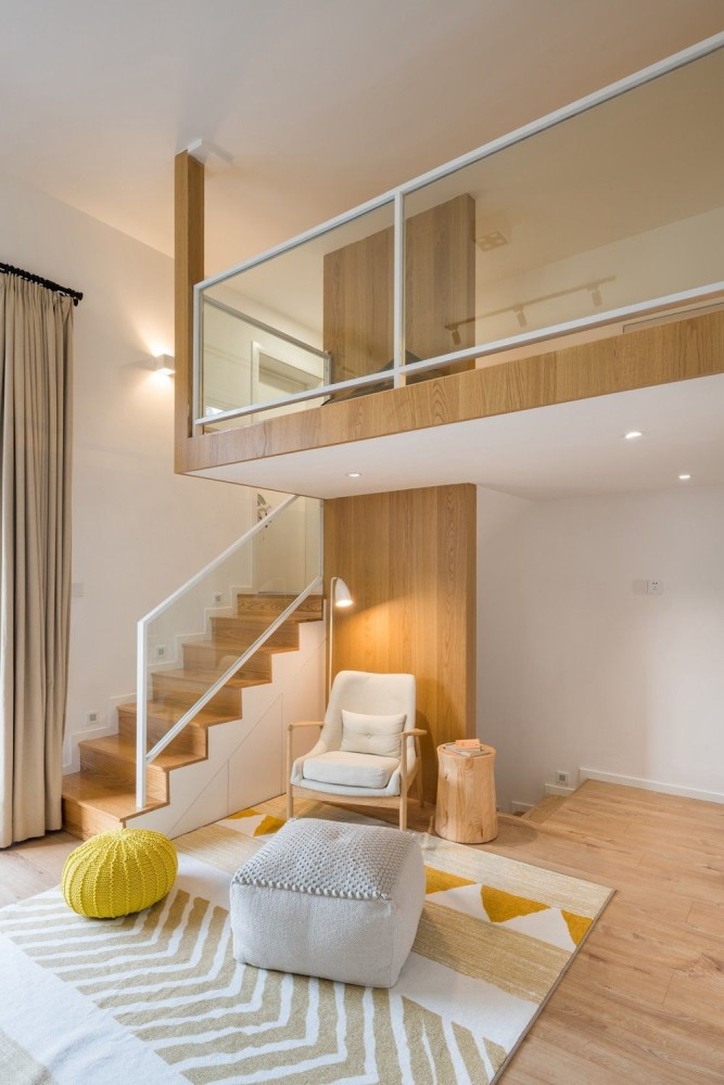 123平简约风复式,简约自然的休闲空间,小小阁楼隐藏无限美好_腾讯新闻