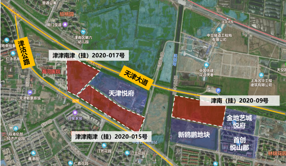 天津津南区待拍地块解析天津中原研究院