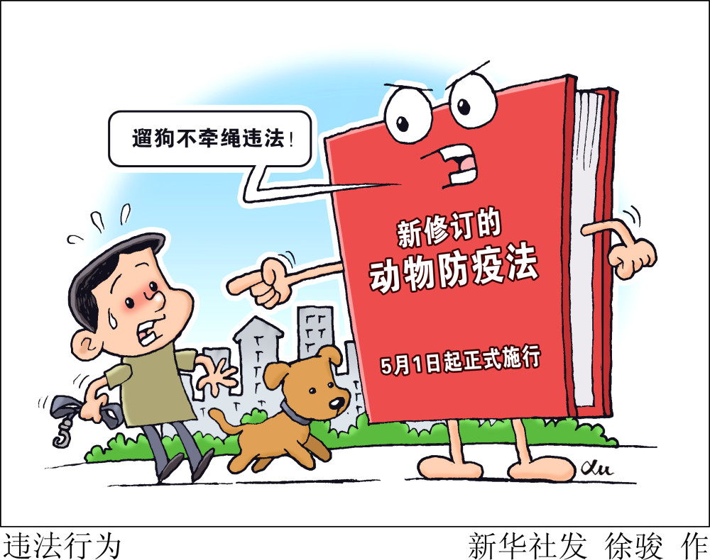 (图表·漫画)【新华热评】违法行为