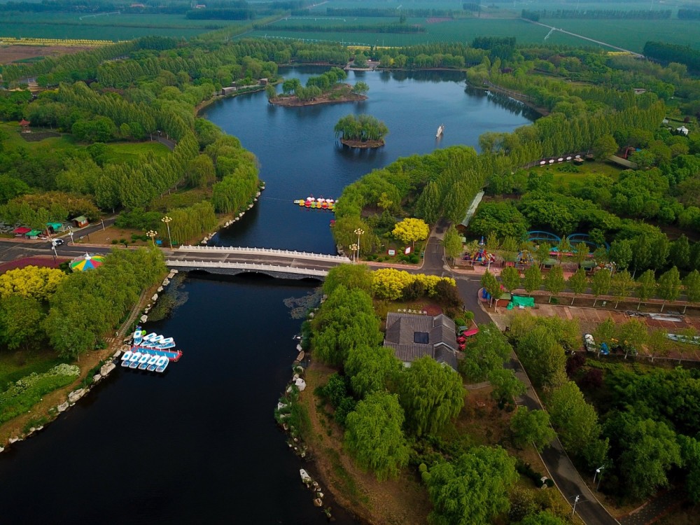 禾和湿地春景如画