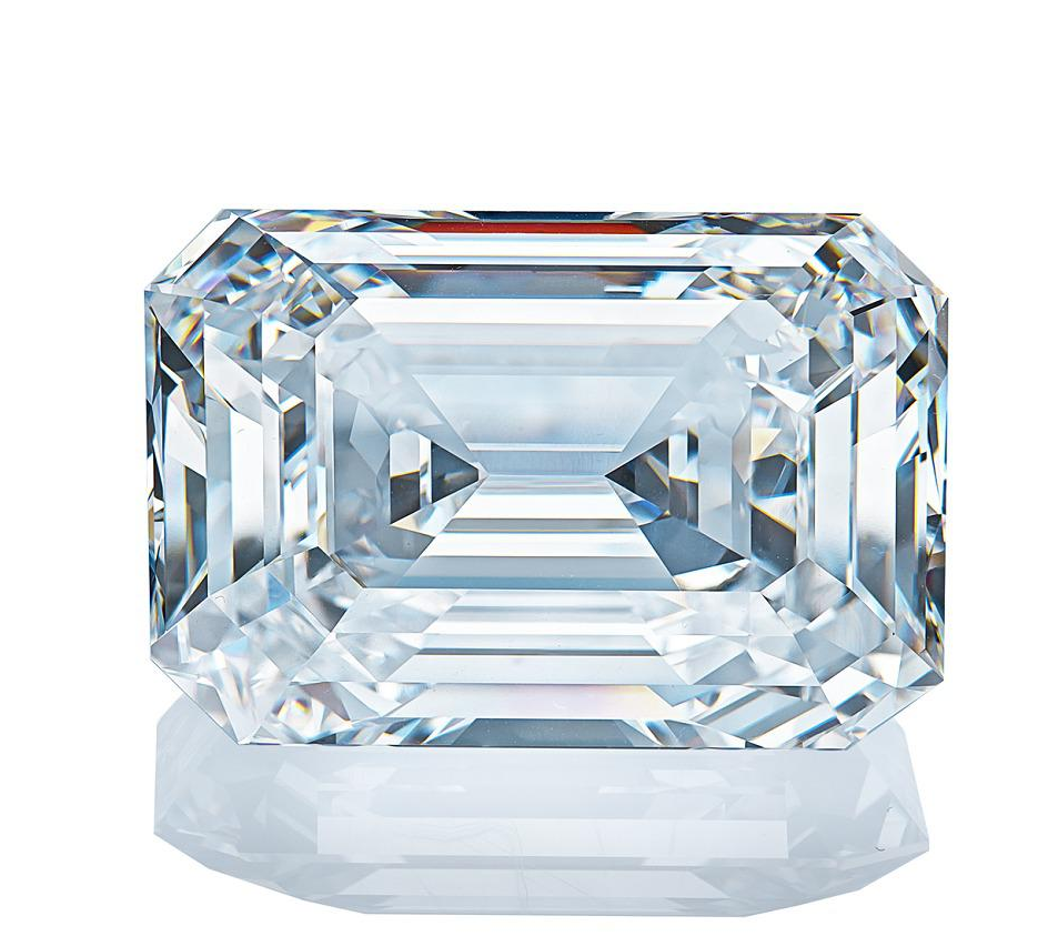 94ct祖母绿型切割钻石