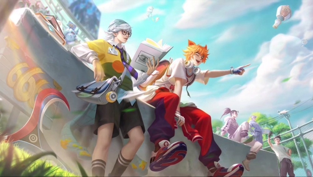 另一款给到张良——缤纷绘卷,其中百里玄策的皮肤为史诗级皮肤,而张良