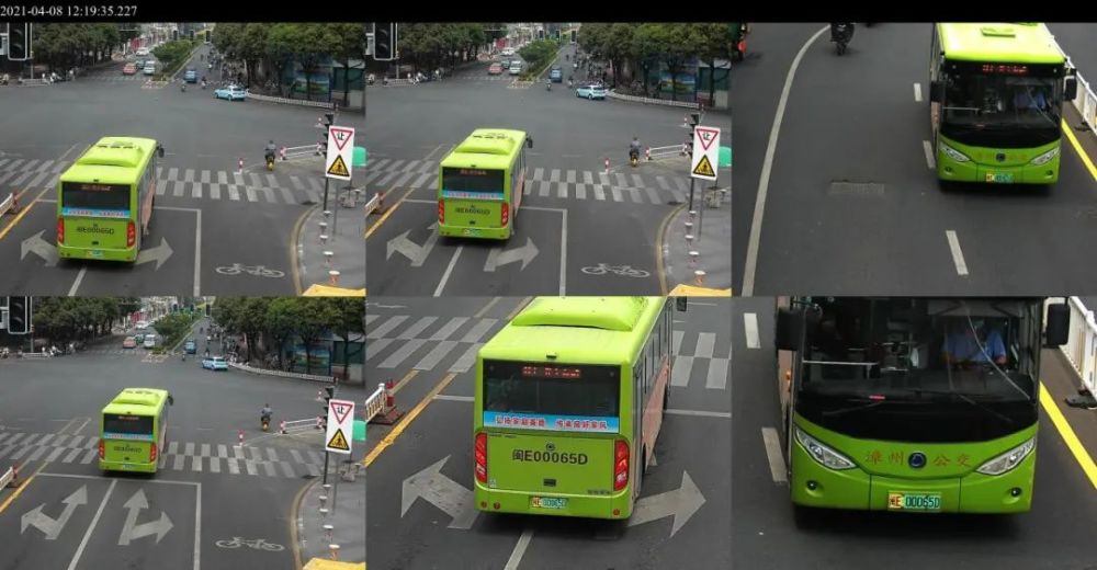 曝光臺對漳州公交車的抓拍一盔一帶