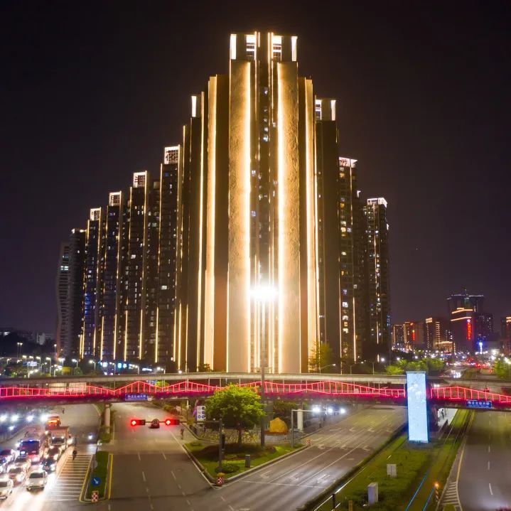 这个视角的龙华夜景,你看过吗?_腾讯新闻