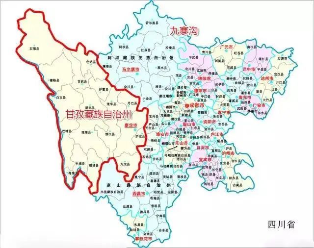 四川甘孜州地图 腾讯网