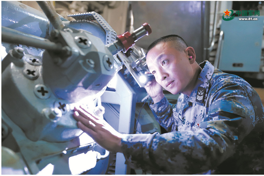 对话海军临沂舰二级军士长孟凡雨一名机电老兵的心灵动力