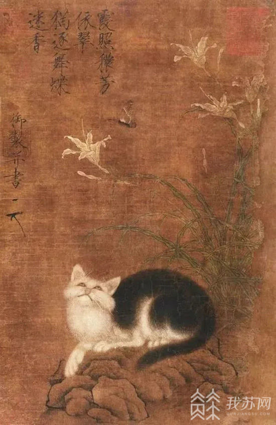 宋  赵佶  《耄耋图》六到了明朝,猫咪已经让皇帝们为之着迷.