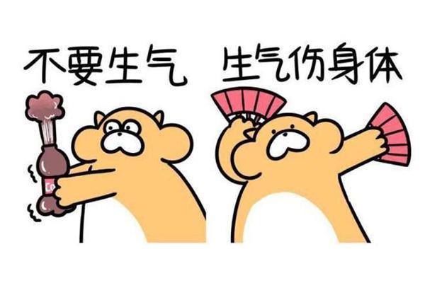 心情生气头发更气